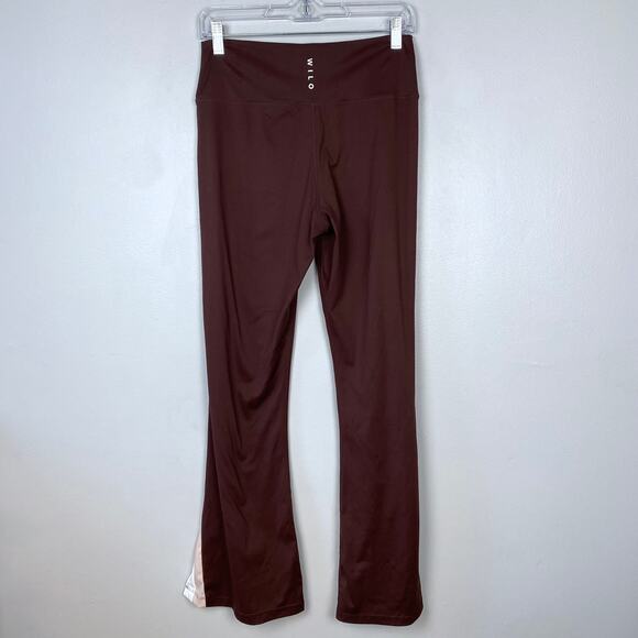 Wilo the Label Brown Flared Leggings Yoga Pants High Rise‎ Multicolor Size Large - Picture 5 of 9